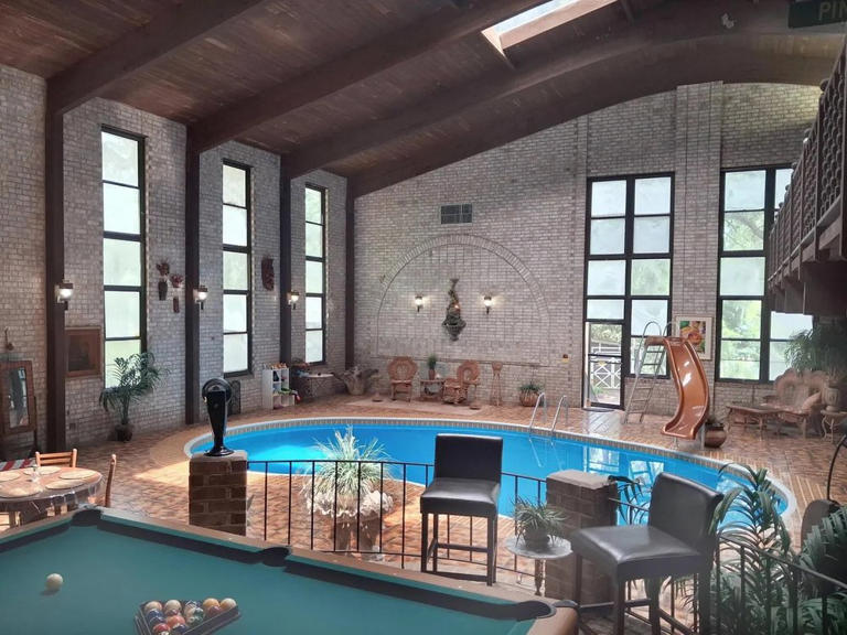 Inside a $1.2 million time capsule—complete with indoor pool and 3 kitchens