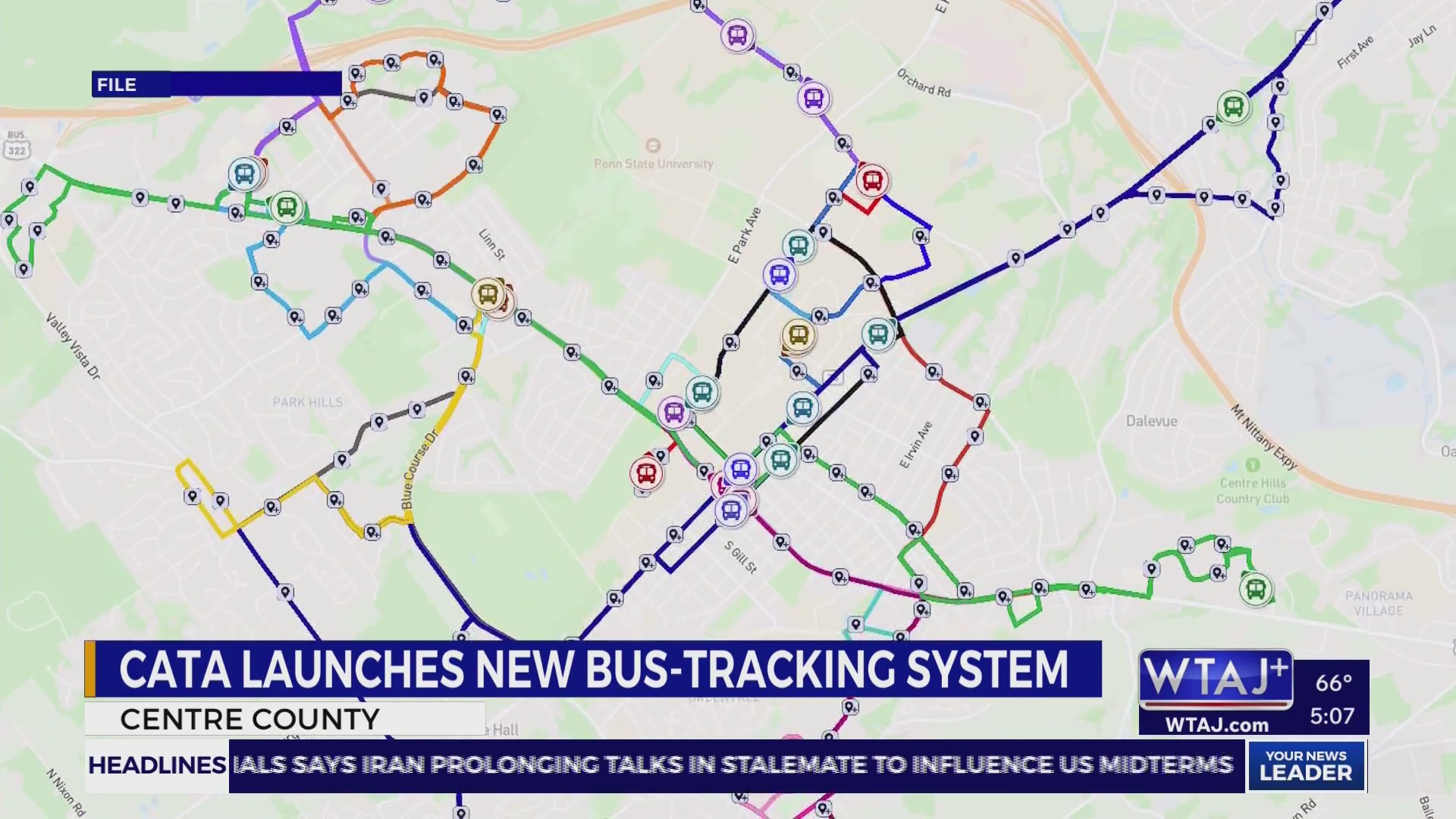 CATA launches new real-time bus tracking system