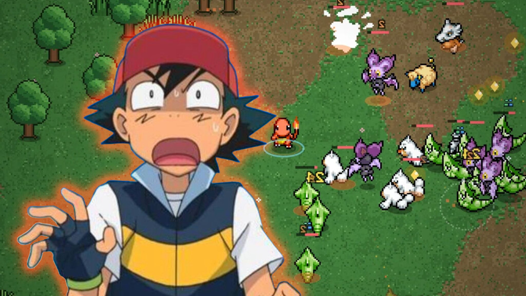Este juego combina lo mejor de Vampire Survivors y Pokémon, con ataques ...