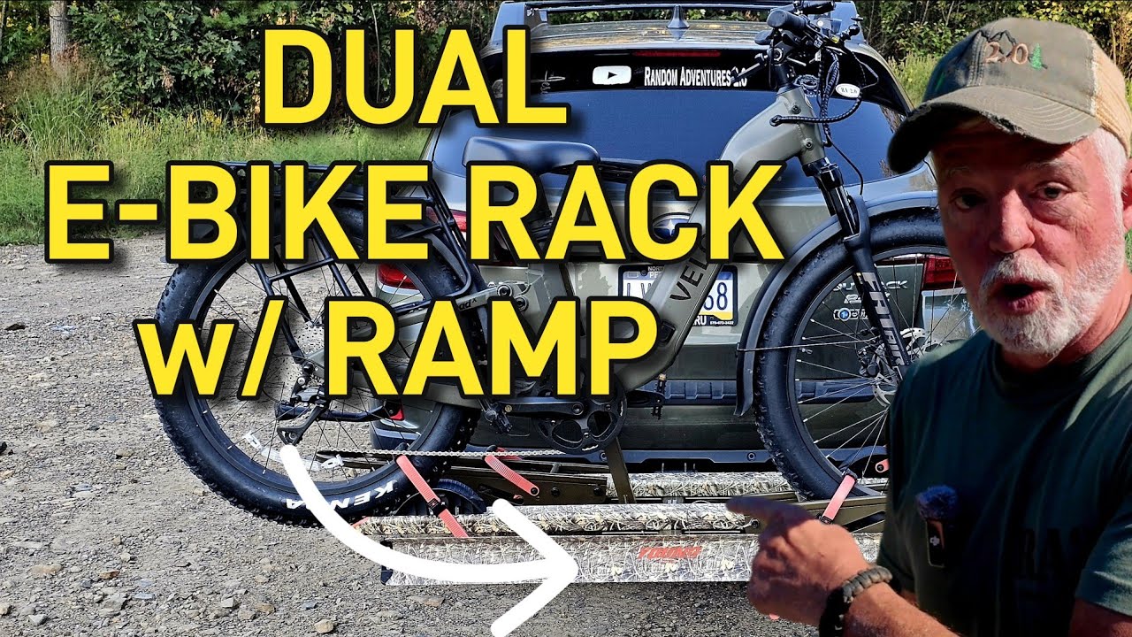 This e-bike rack makes loading your bike so much easier