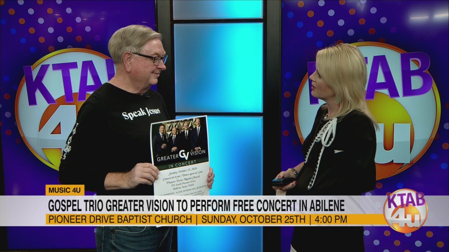 Award-winning gospel trio Greater Vision to perform free gospel concert ...