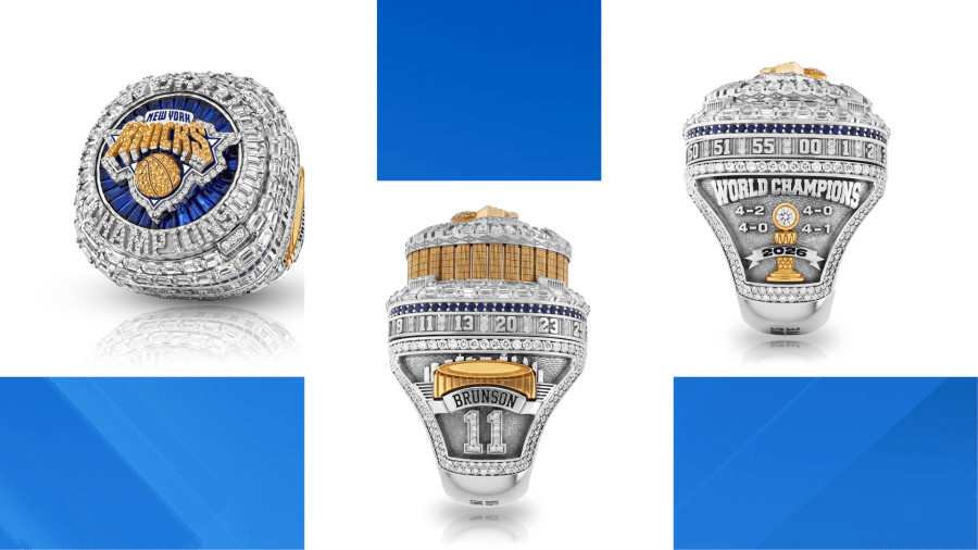 See it: Close-up view of New York Knicks' championship ring