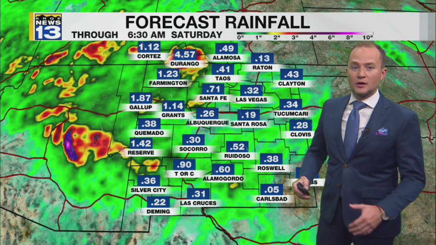 Heavy rain could bring flash flooding to New Mexico, southwest Colorado ...