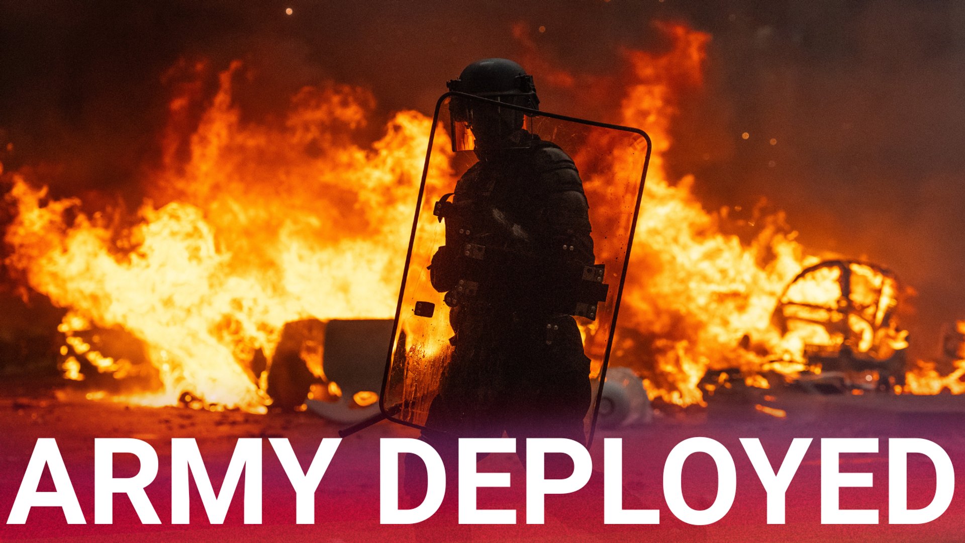 French troops deployed in Paris following weeks of devastating riots ...