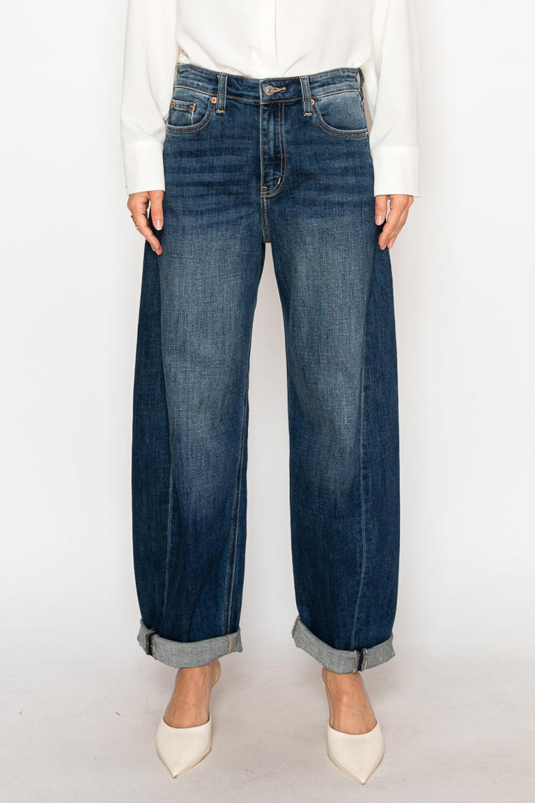 I shop all day - these loose jeans are anything but frumpy