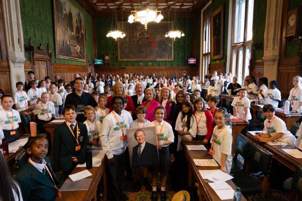 Leigh pupils make history with landmark debate in the House of Commons