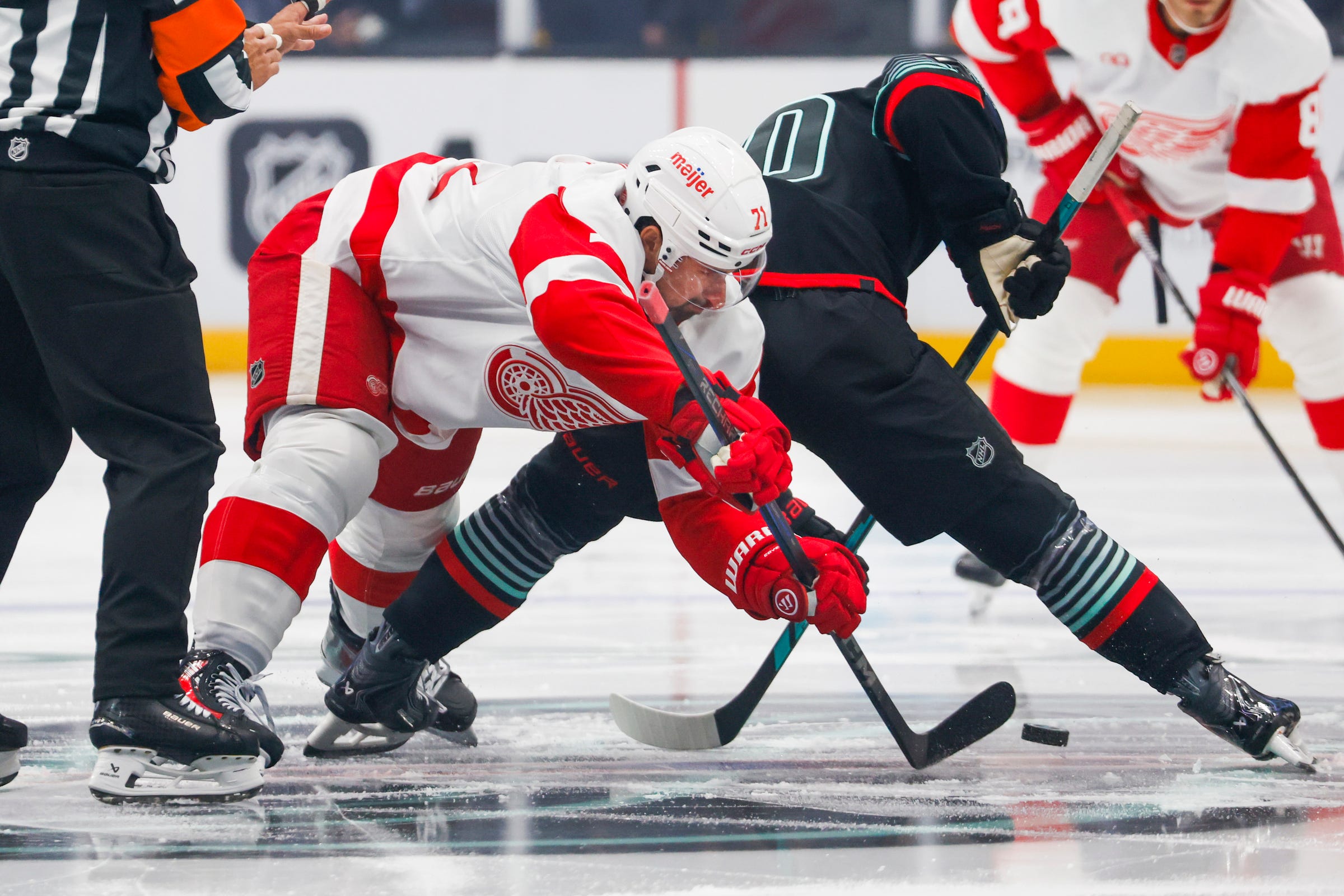 Red Wings exec says Dylan Larkin and team made up but trade request stands