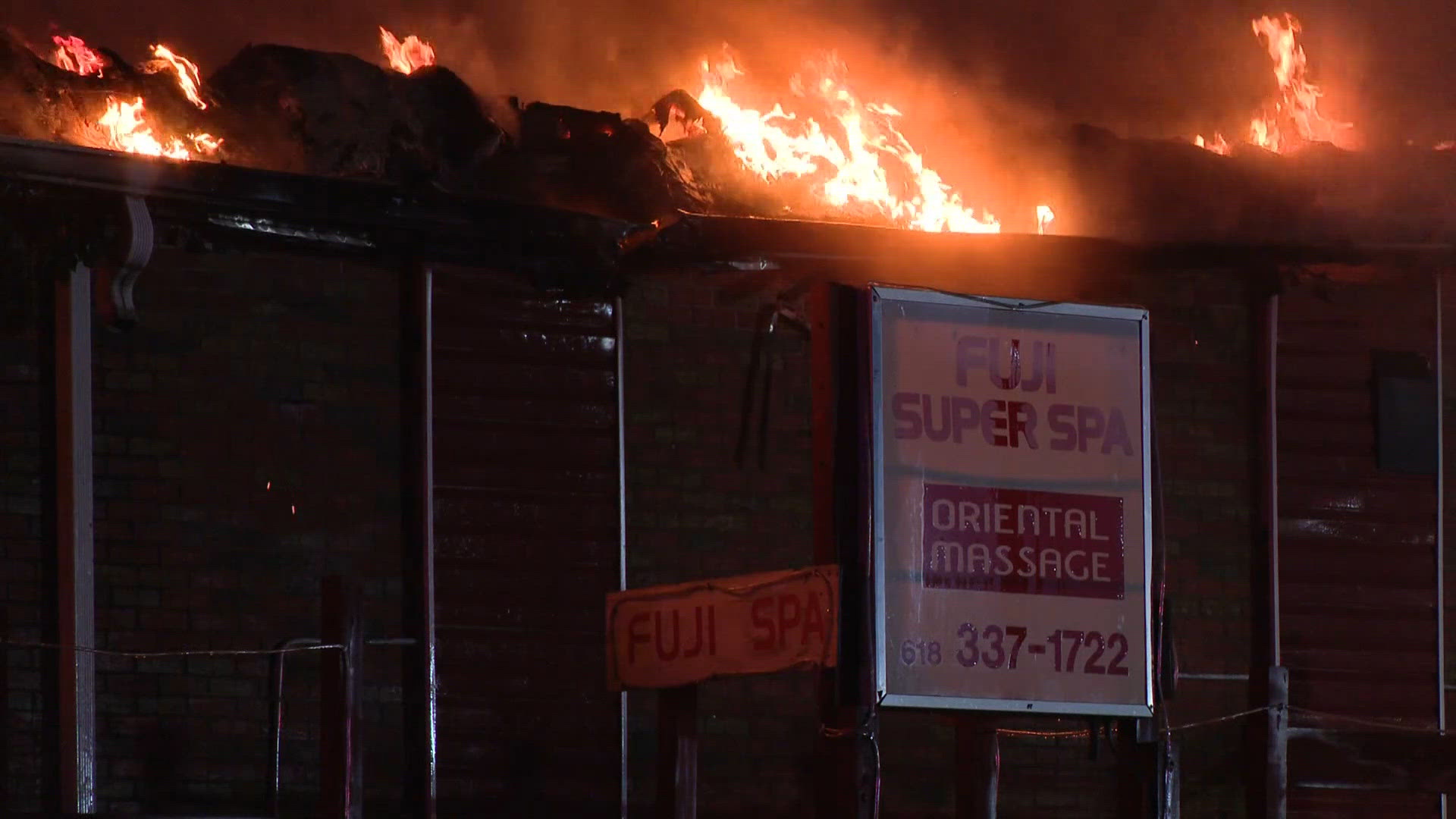 Female worker's remains recovered after fire at Metro East massage parlor