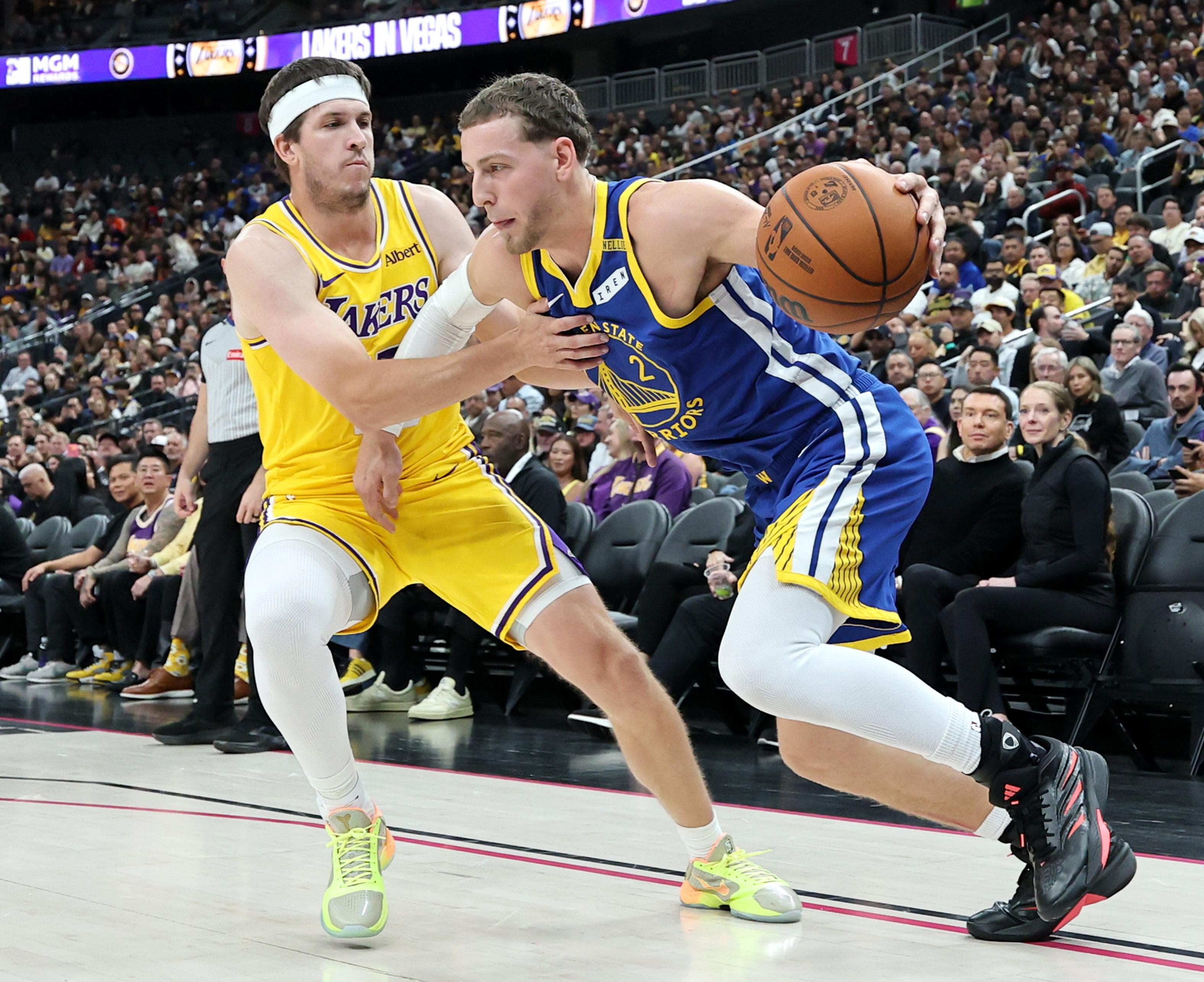 Brandin Podziemski out for tomorrow's opener vs. Lakers