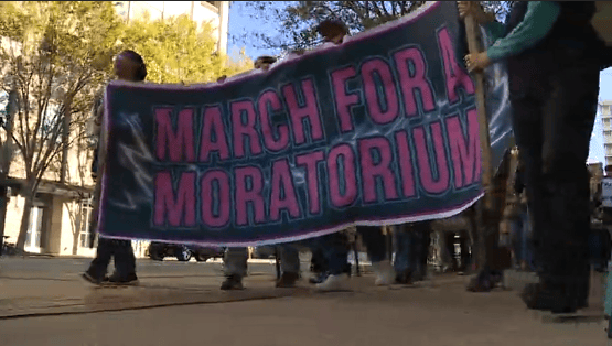 Protesters call for moratorium on data centers in Virginia