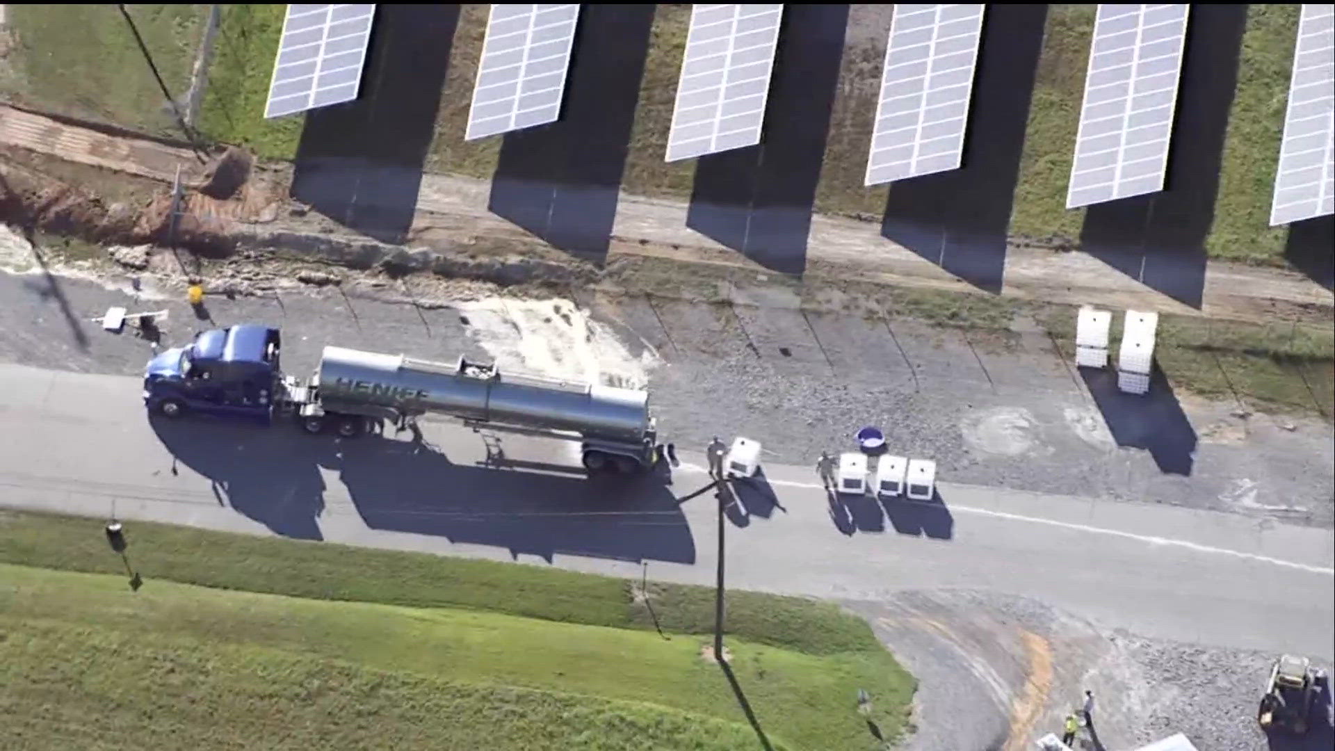 Chemical spill prompts hazmat response in north Georgia