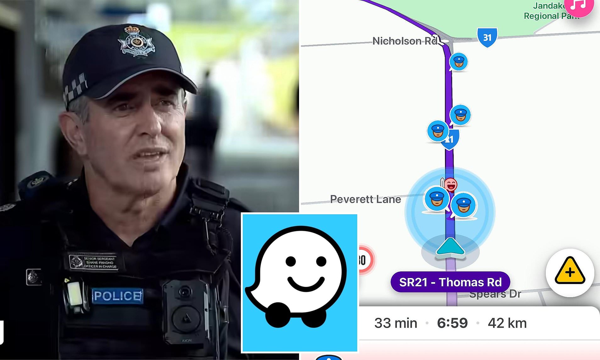 Aussie cop issues a warning to drivers who use Waze to dodge speed ...