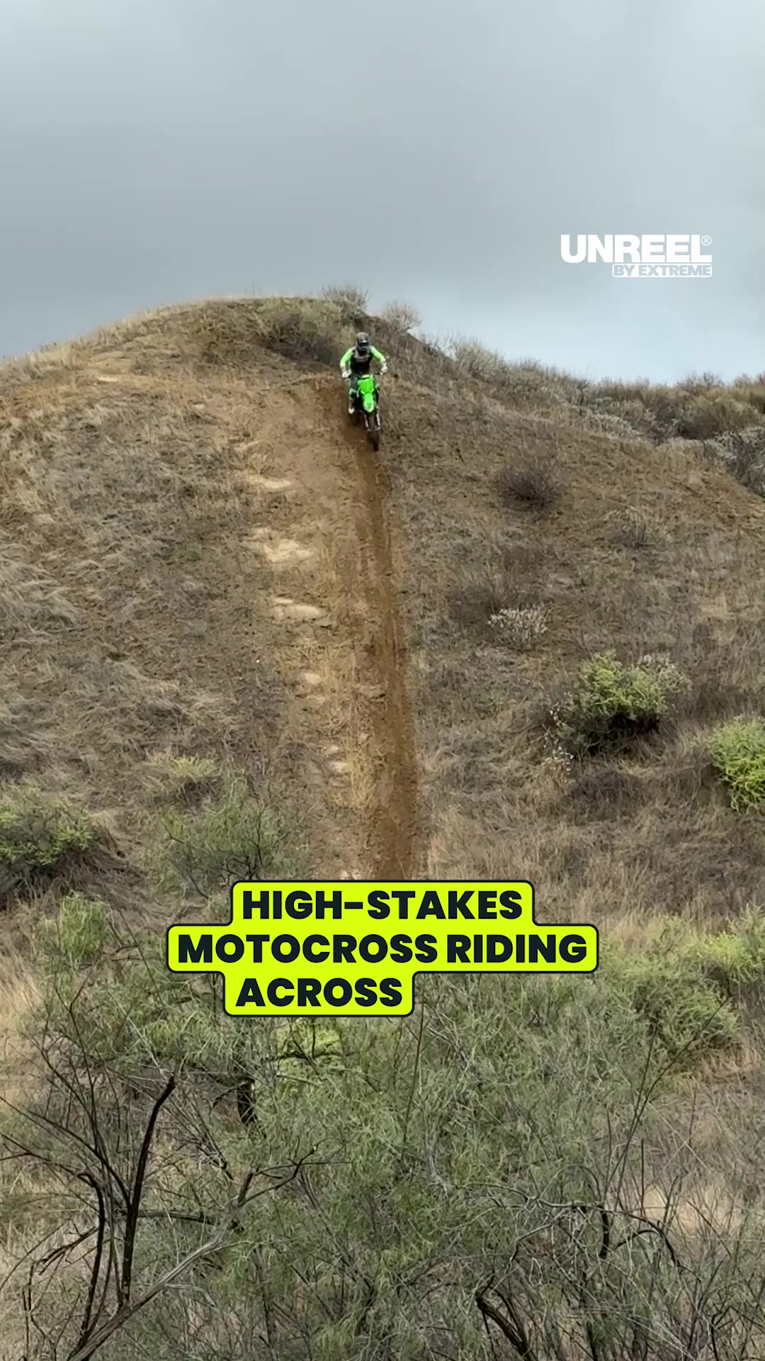 Extreme mountain ridge freeride: Steep descents & epic dirt bike jumps ...