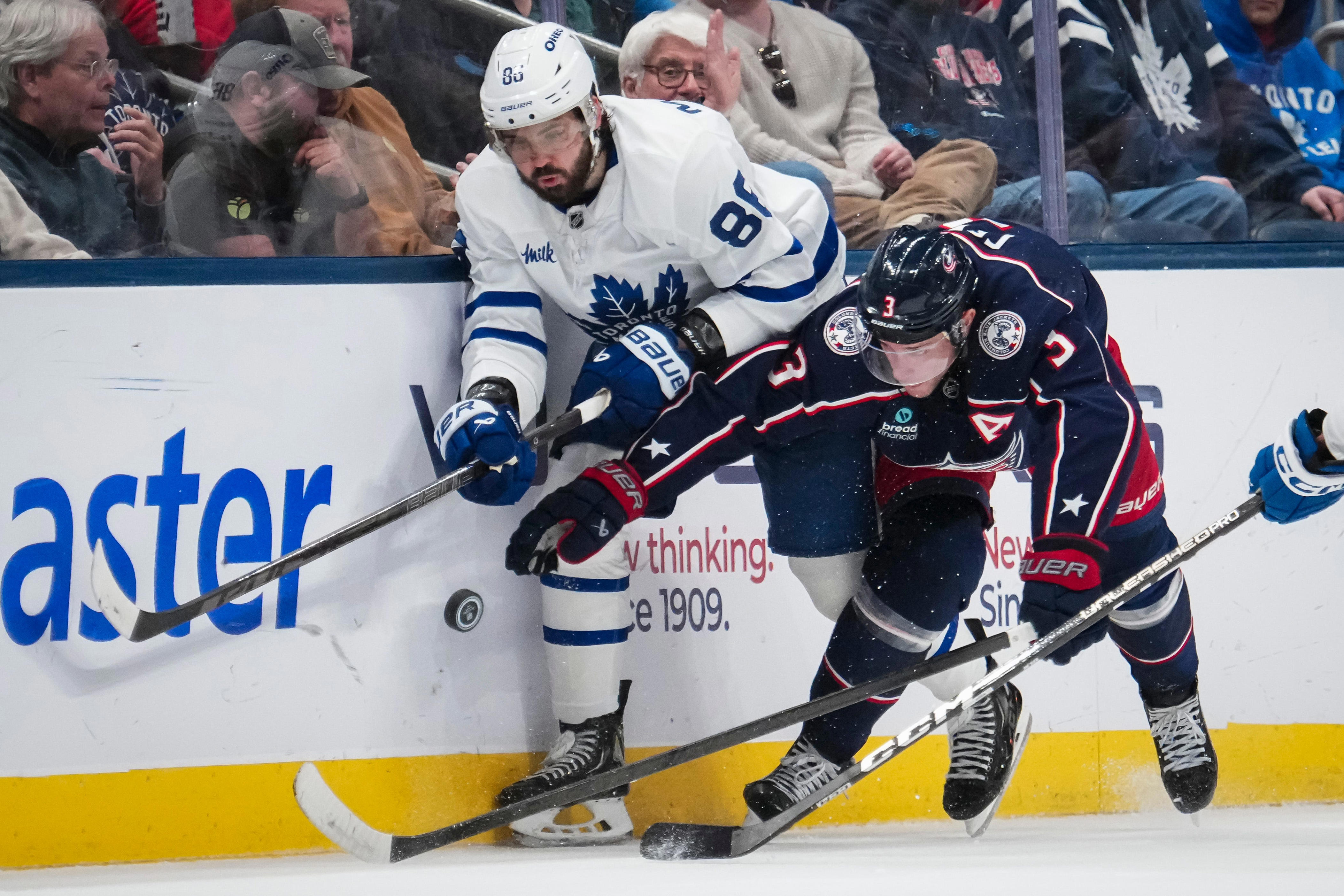 Columbus Blue Jackets' meltdown lets Kirill Marchenko leave happy