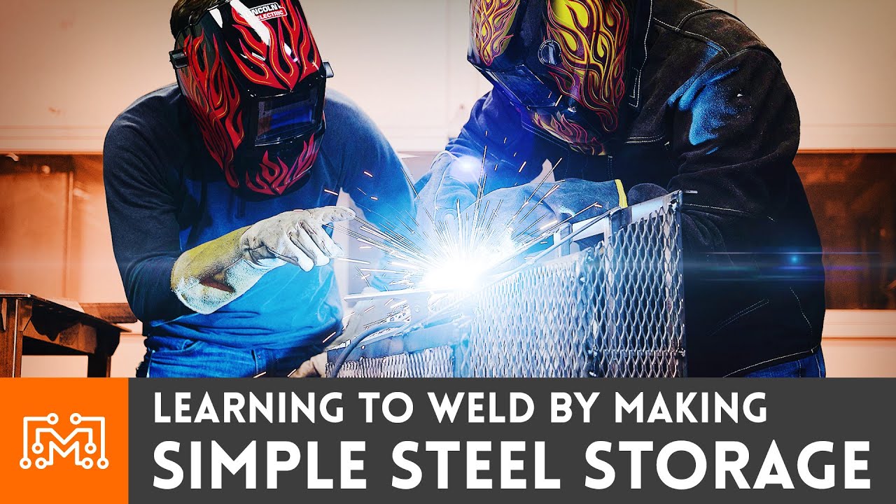 Building a DIY steel storage rack from scratch