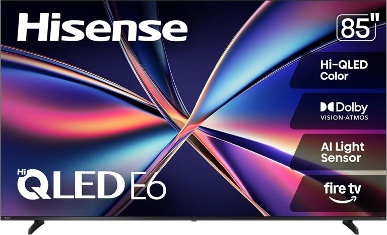 The Hisense 85-inch E6 Hi-QLED 4K TV is over $100 off at Amazon — go ...