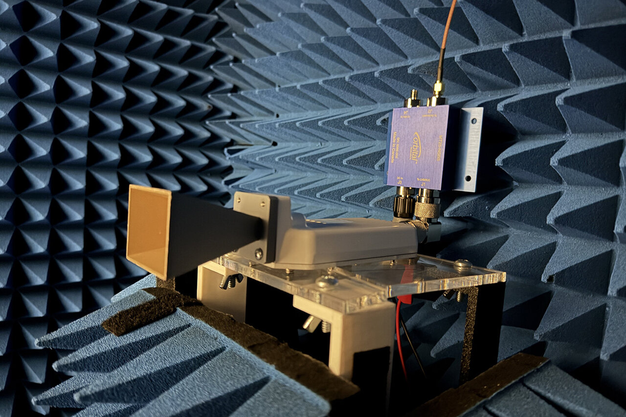 Background static can carry wireless data without an actively generated ...