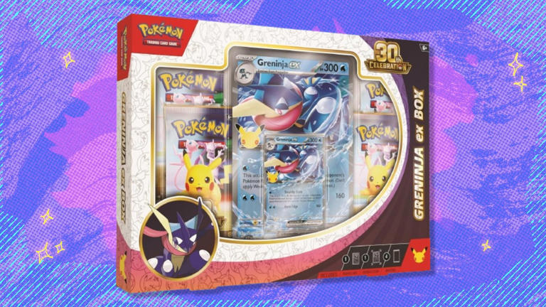 The Pokémon TCG 30th celebration Greninja ex box hits best-ever price ...