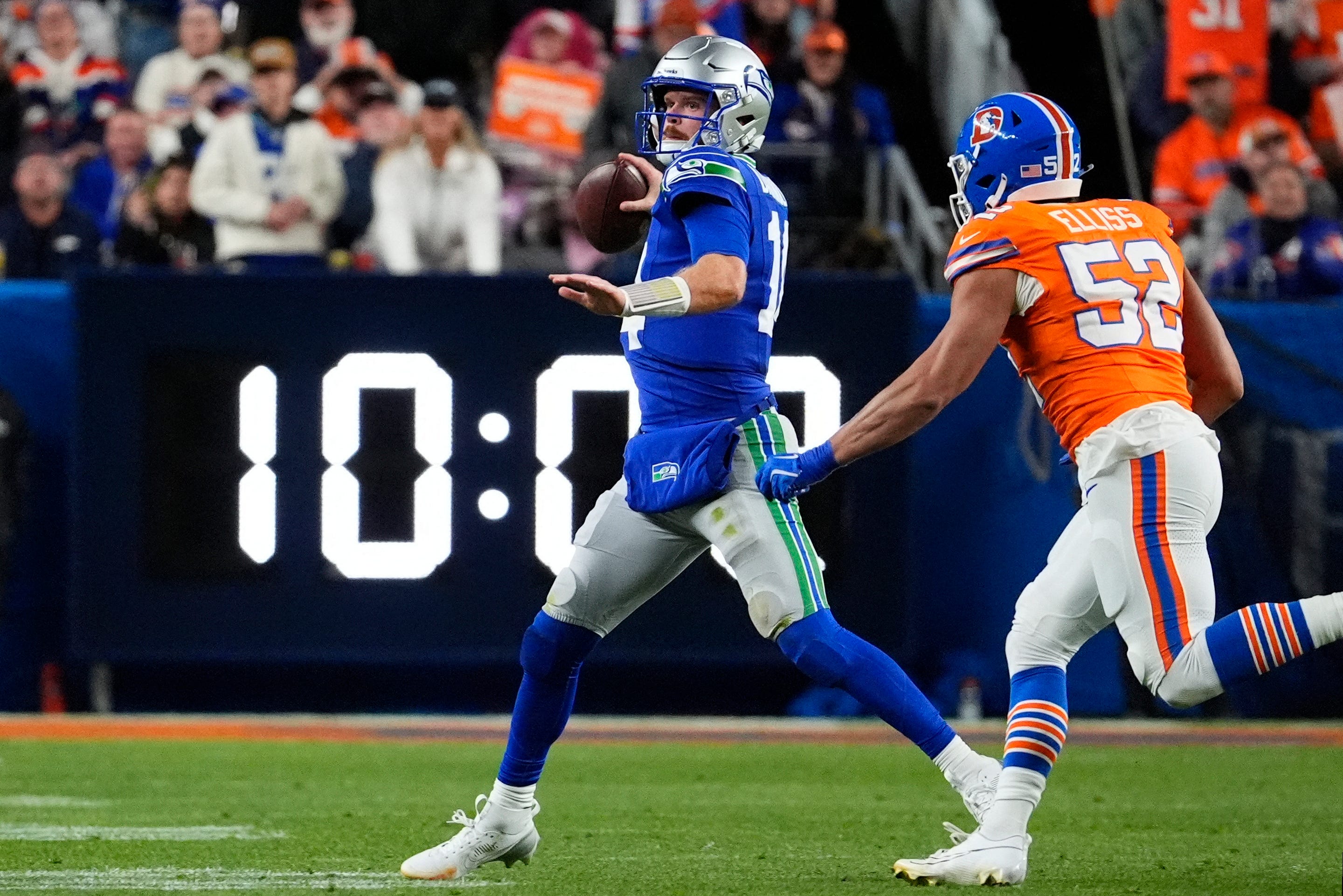 Seahawks QB Sam Darnold faces another stiff test in Chiefs defense