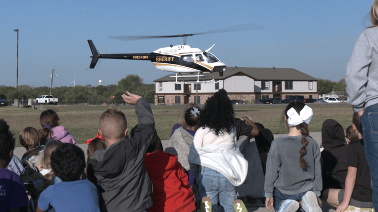 Waco PD surprising schools for Red Ribbon Week