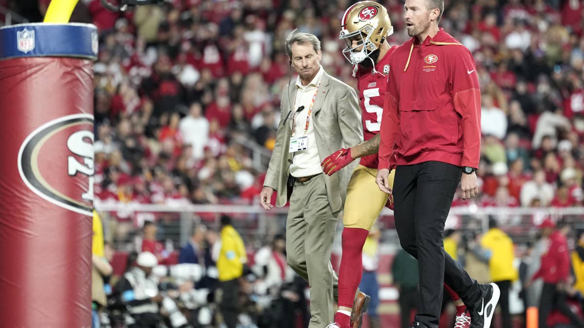 San Francisco 49ers are 6-0, but their receiver room is getting bare