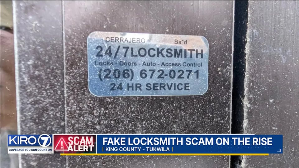 Fake locksmith scam on the rise in Washington