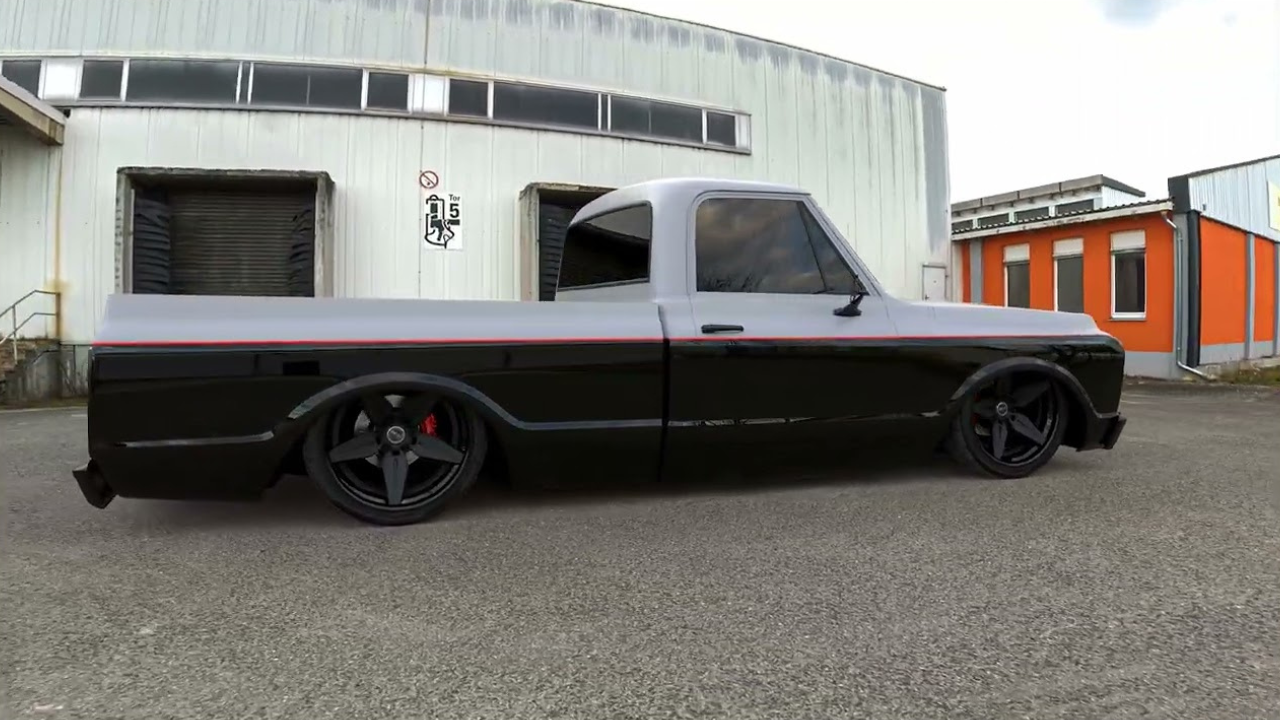 Chevy C10 first start recreated through 3D animation