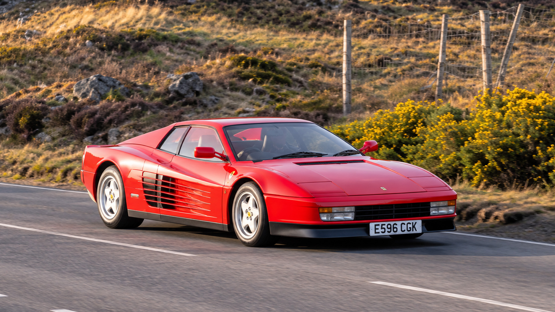 Ferrari Testarossa proves its touring ability over 2,000 miles