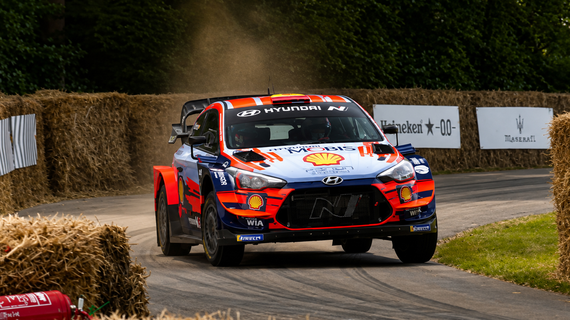 Watch Dani Sordo attack the Goodwood Hill in a Hyundai rally car