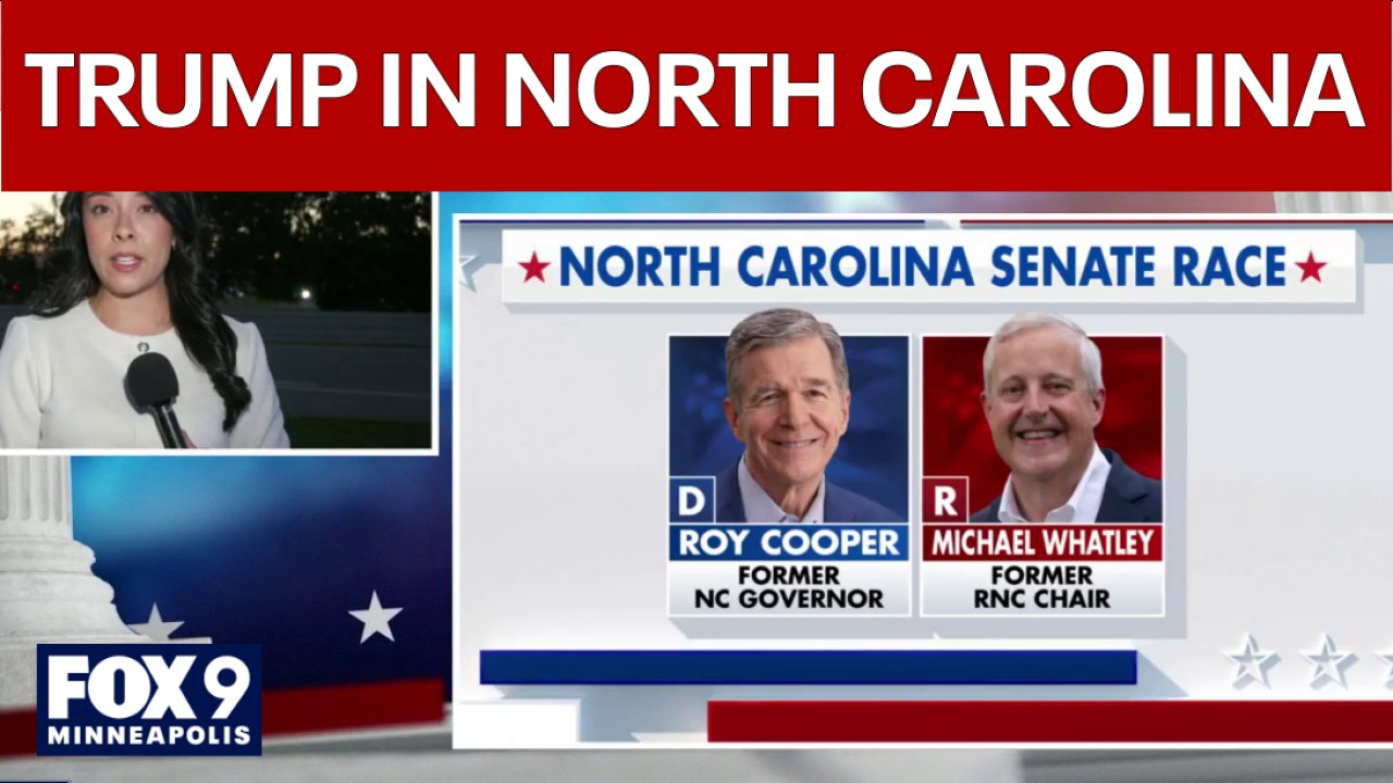 Trump continues campaign trail in North Carolina for midterm elections