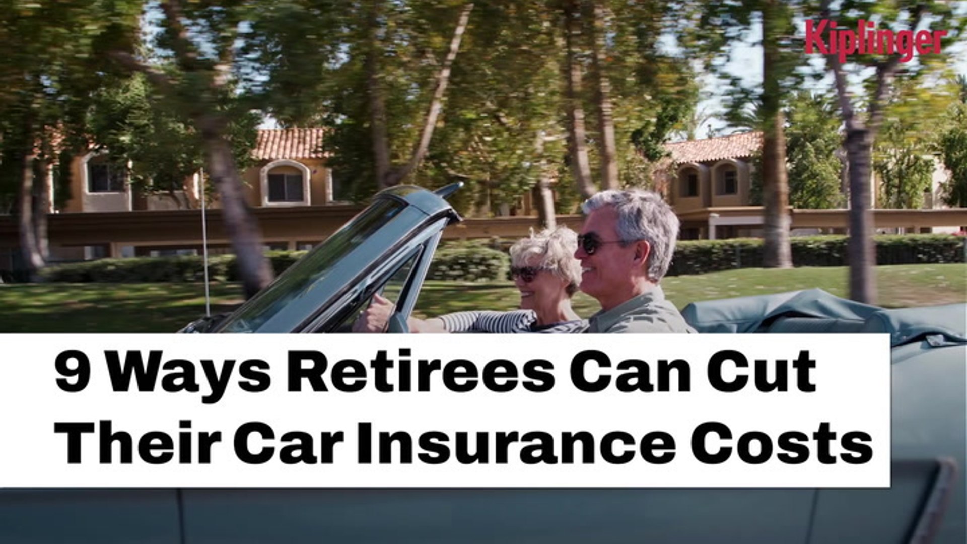 How retirees can reduce their car insurance costs