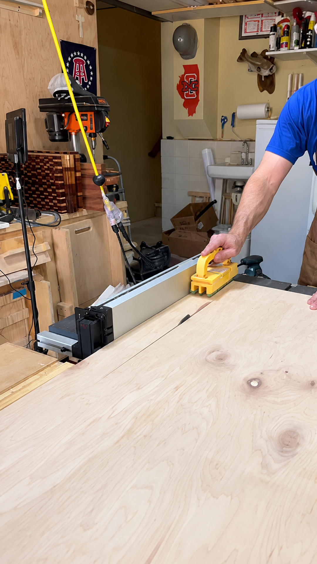 Best way to rip thin plywood