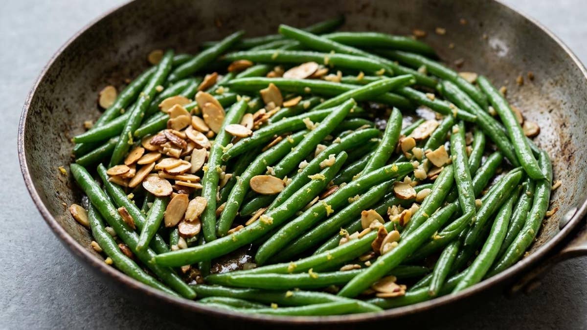 Green Beans Almondine Recipe With Almonds and Finely Lemon Zest