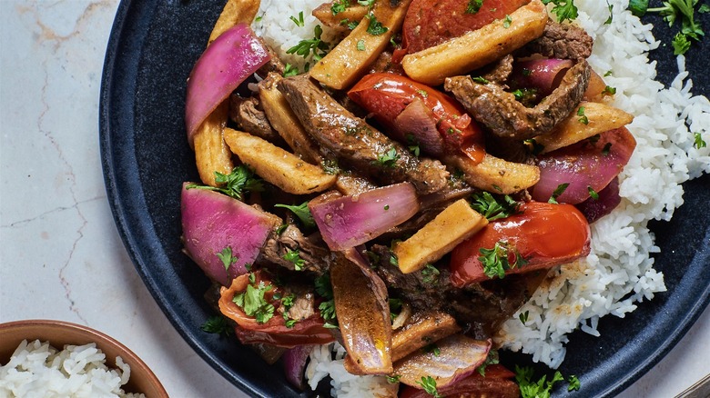 Tender lomo saltado recipe