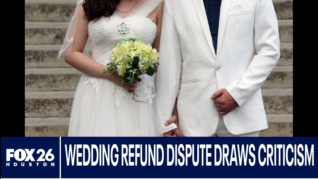 Texas wedding refund dispute drawing criticism