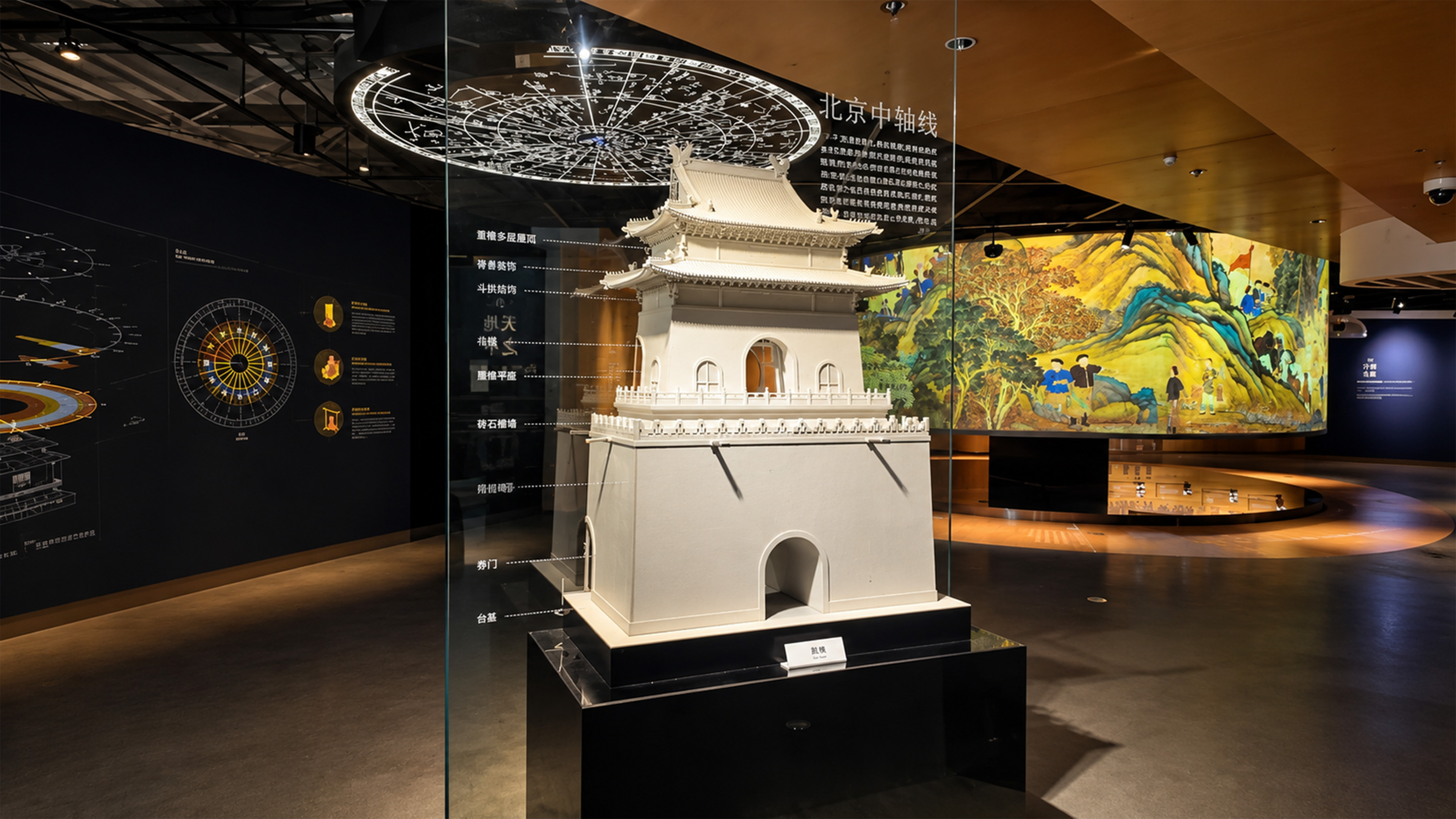 Detailed white model shows China's traditional tower architecture