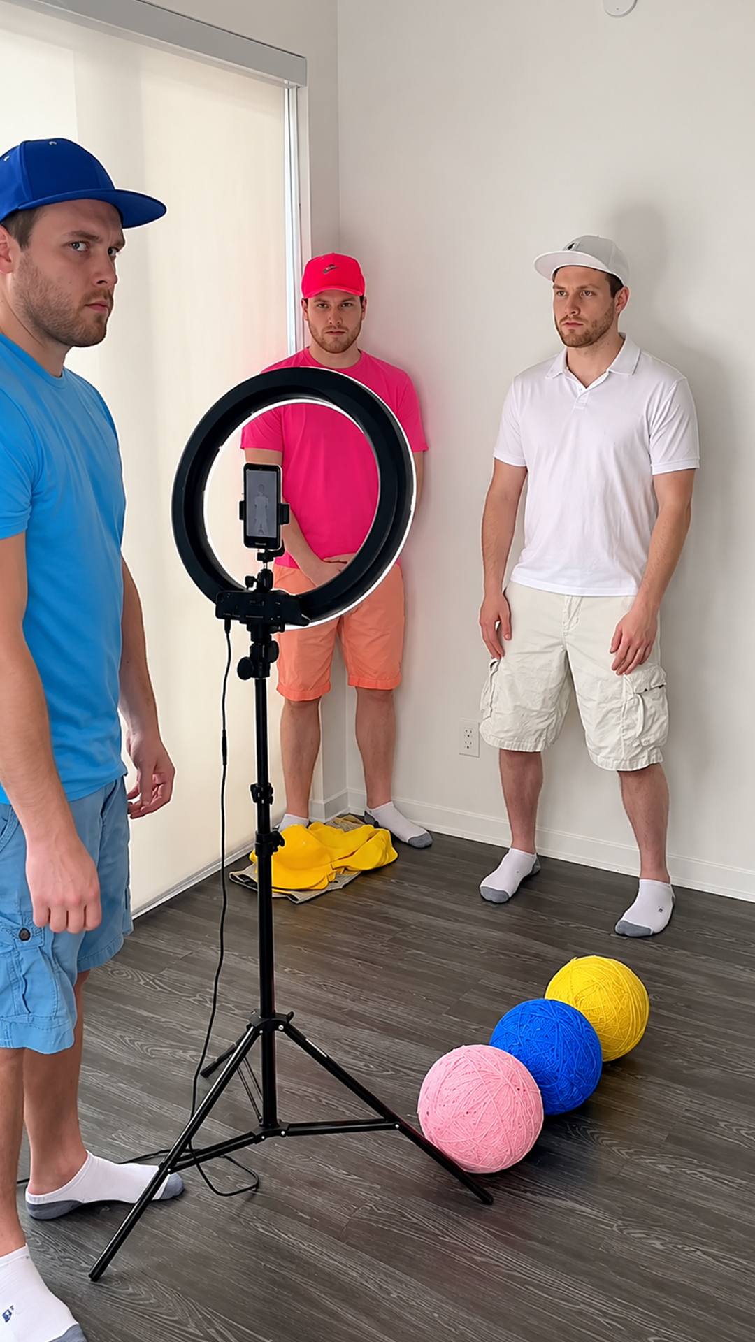Watch their shirts change on every throw