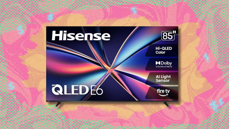The Hisense 85-inch E6 Hi-QLED 4K TV is over $100 off at Amazon — go ...