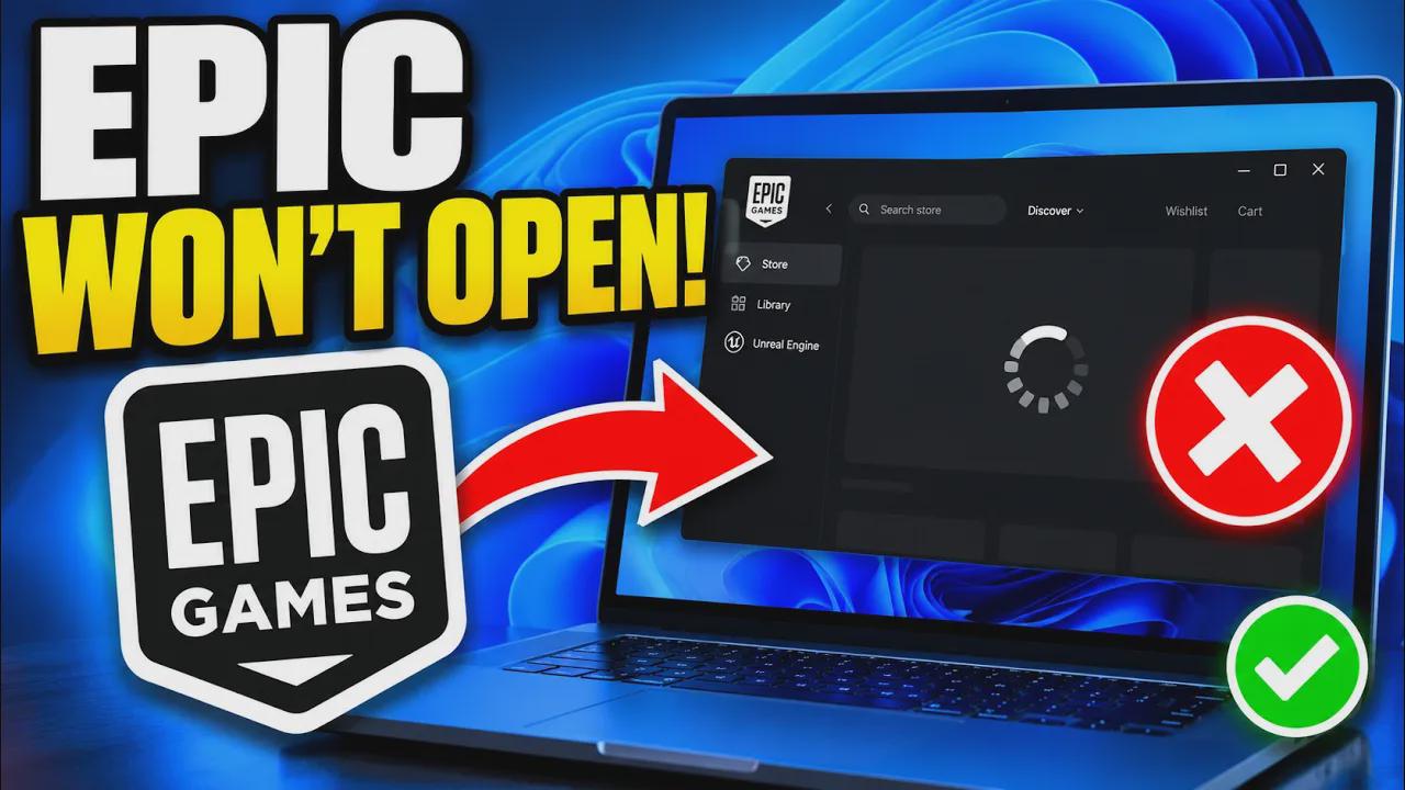 How to fix Epic Games launcher not opening (updated)