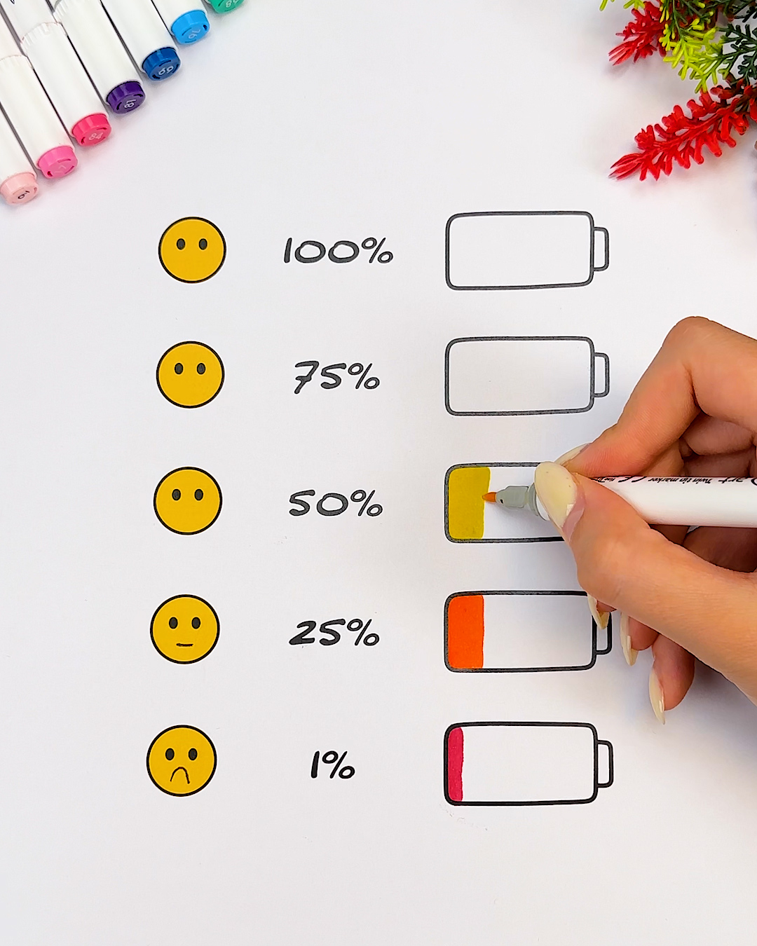 What battery percentage is your phone on? 🔋😆