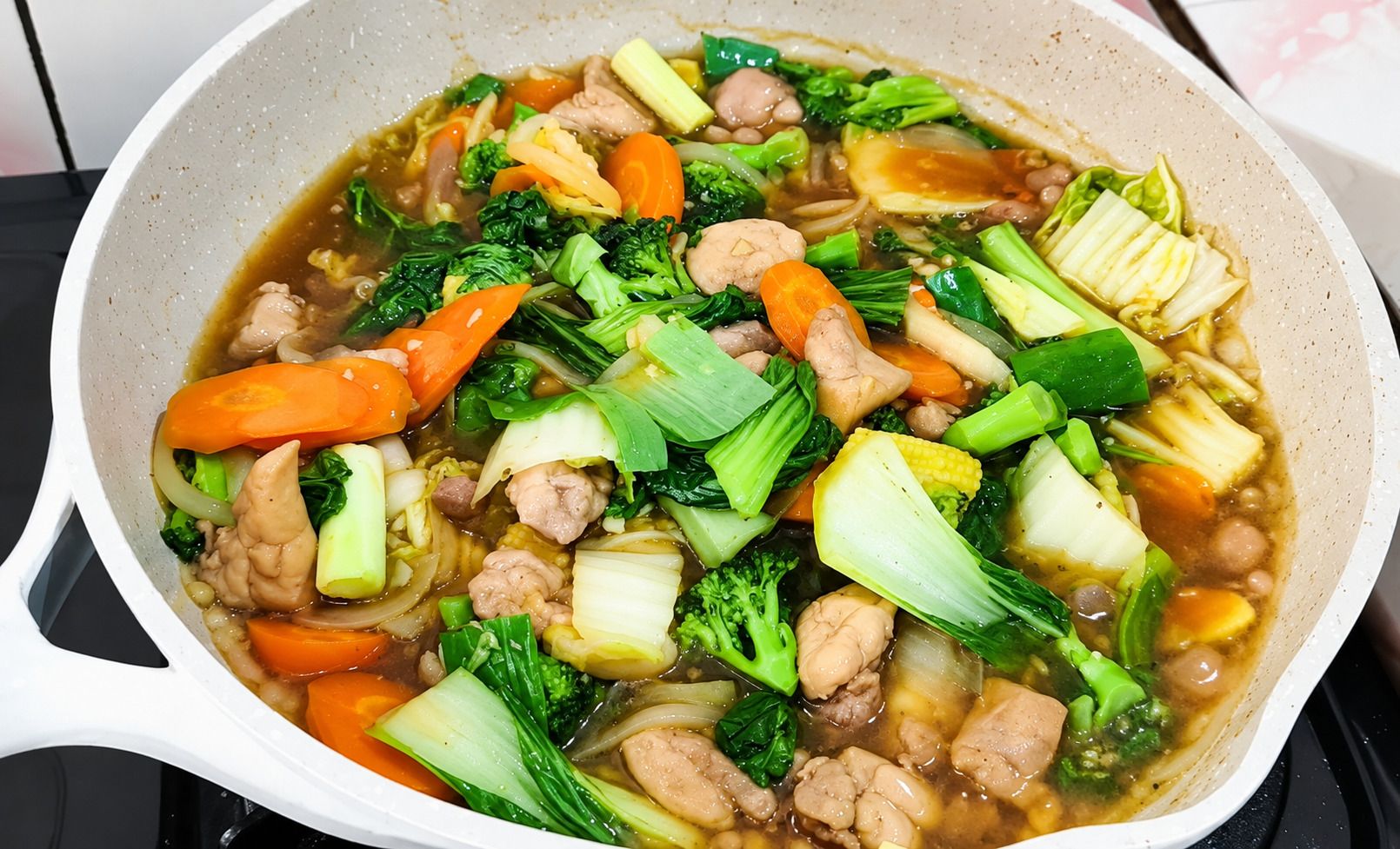 Resep capcay kuah ayam rumahan, enak dan simple untuk menu sehari-hari