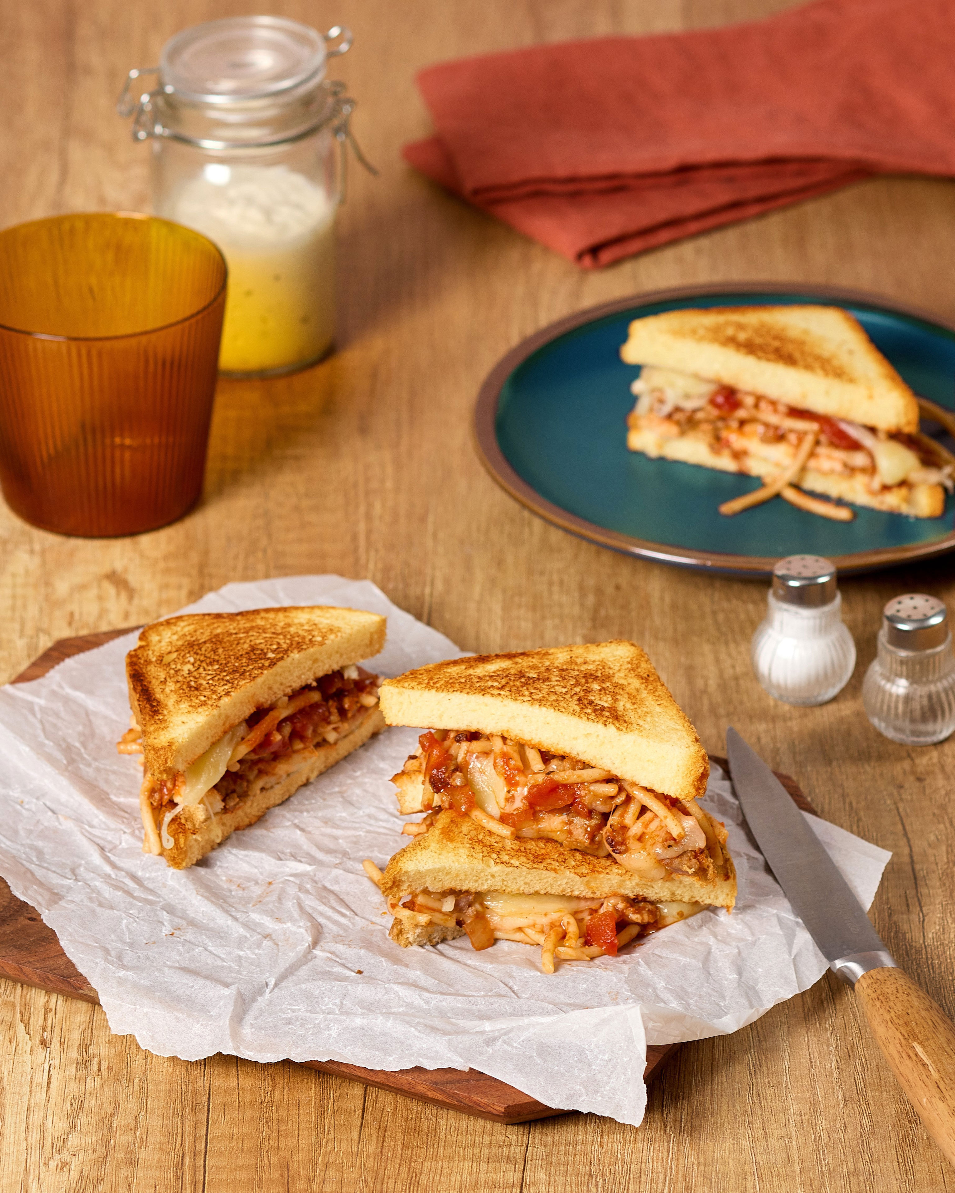 Courtney Cook's spaghetti grilled cheese will change your life