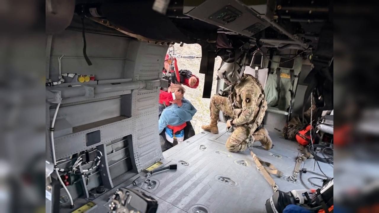 Montana teens thank National Guard rescuers after Beartooth cliff fall