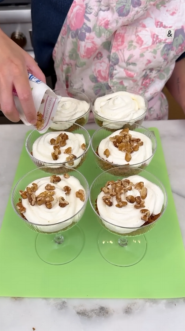 This carrot cake cheesecake dessert combines two irresistible favorites