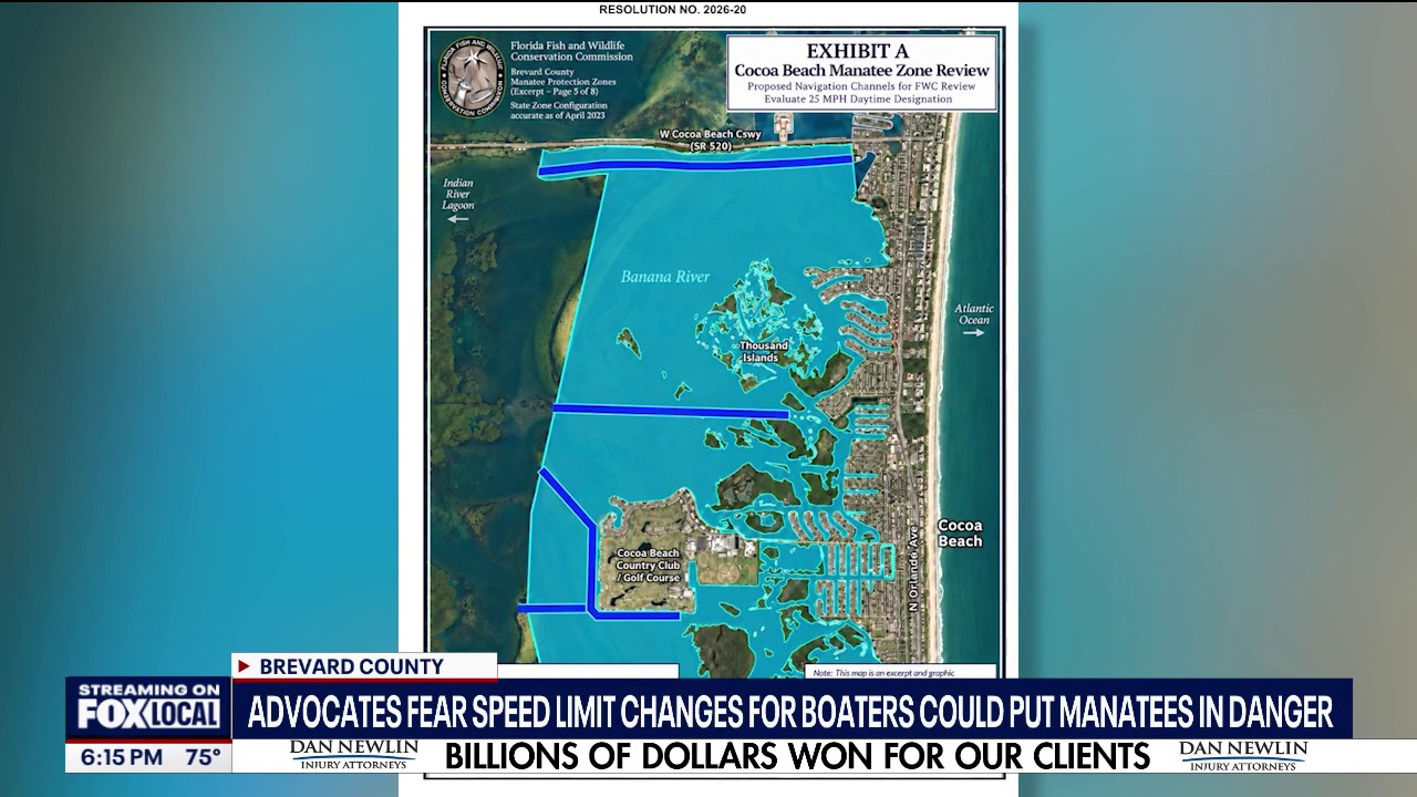 Cocoa Beach wants to raise speed limit for boaters on Banana River