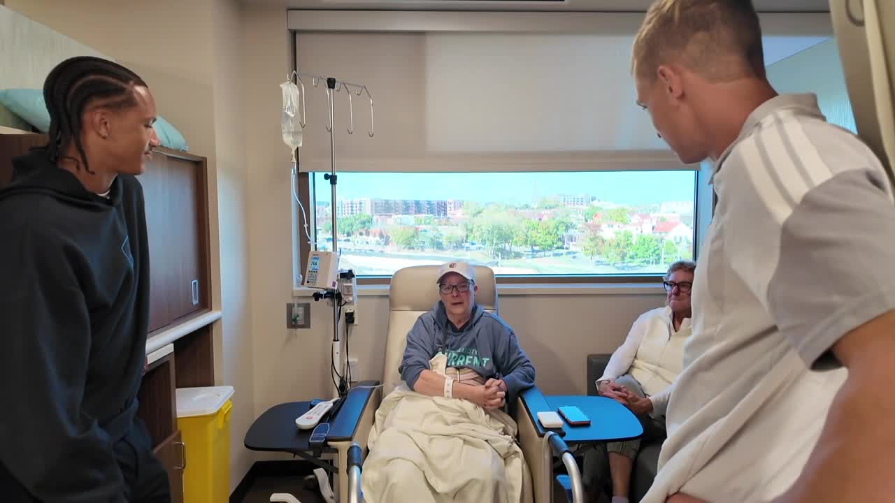 Sporting KC players visit patients battling cancer at Saint Luke's ...
