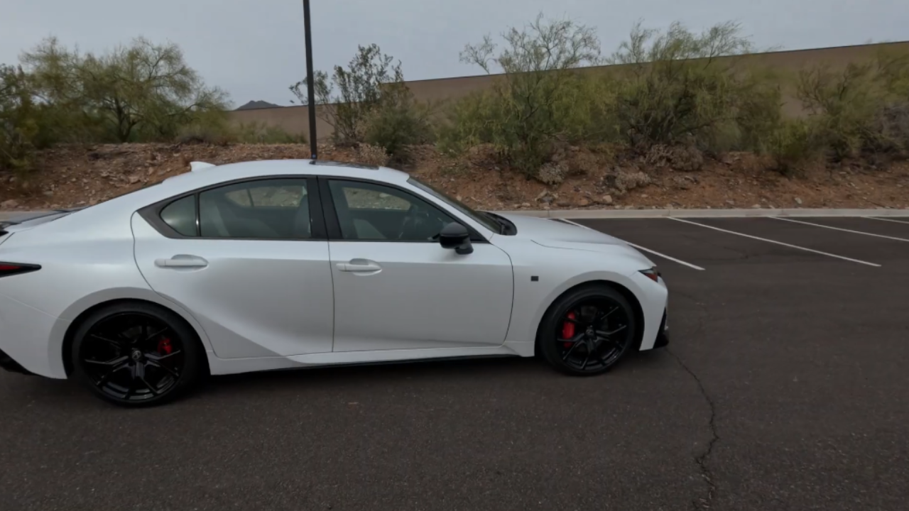 What sets the rare Lexus IS350 Hakugin Edition's cabin apart
