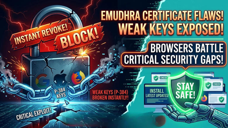 Google, Apple and Mozilla block eMudhra certificates after researchers ...