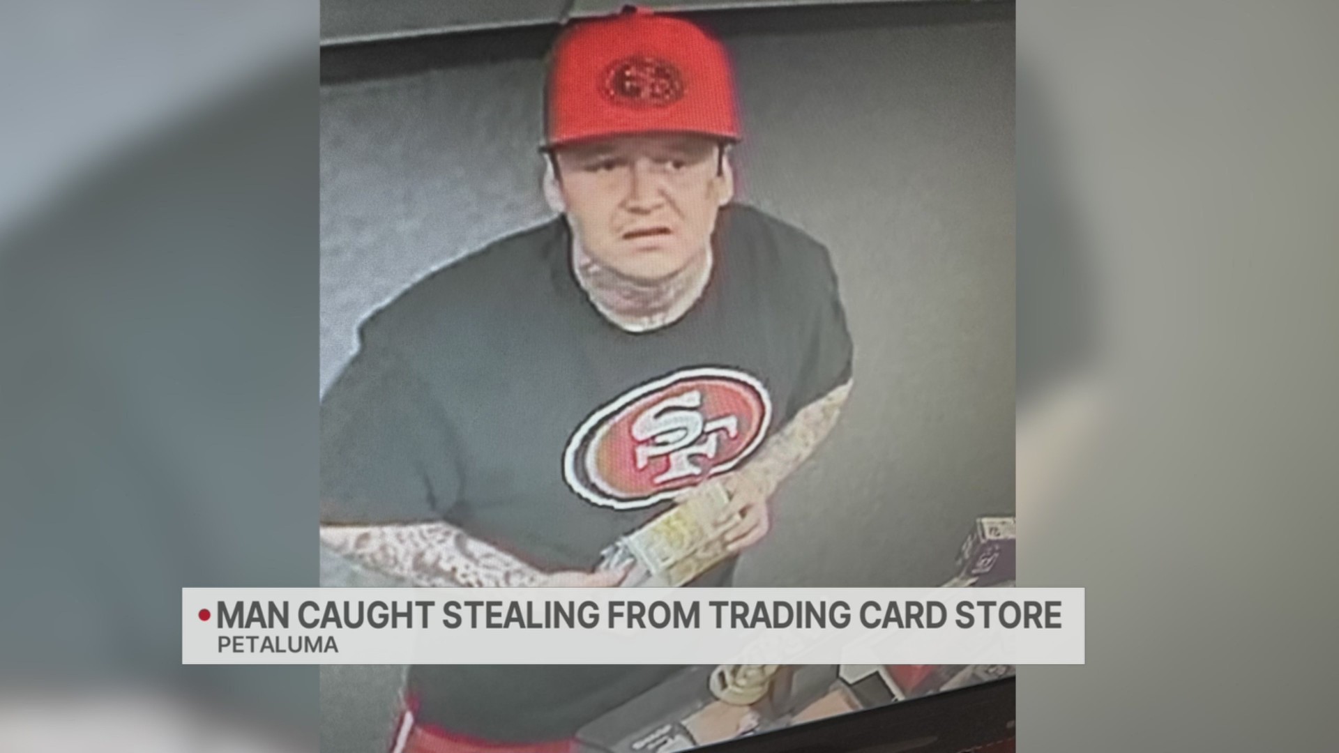 Man caught stealing from Petaluma trading card store