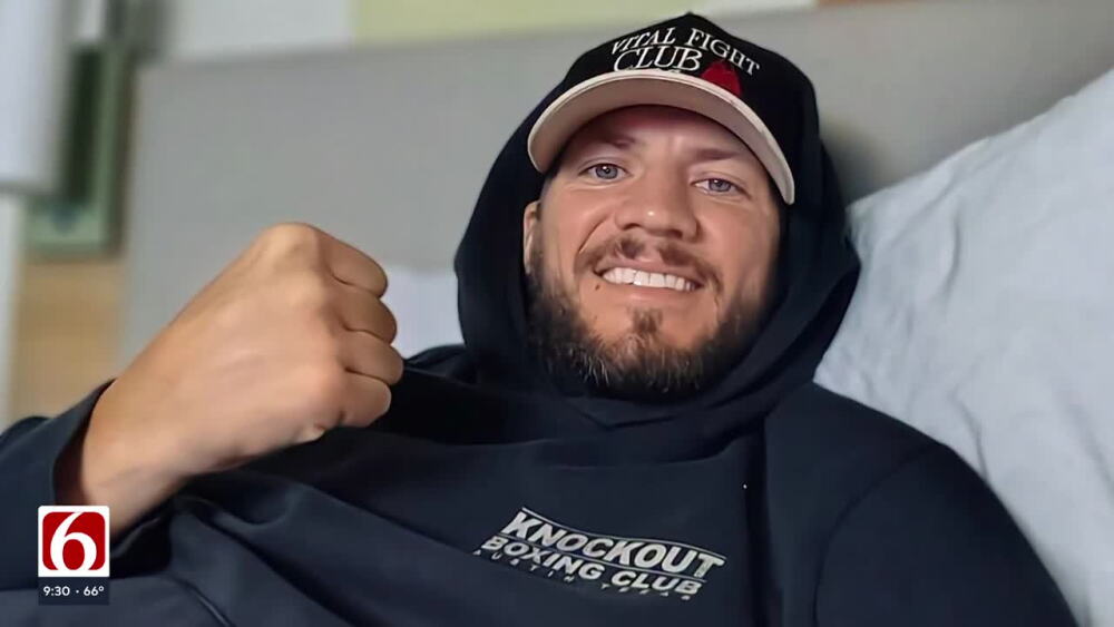 Champion boxer with Tulsa ties talks about his battle with cancer
